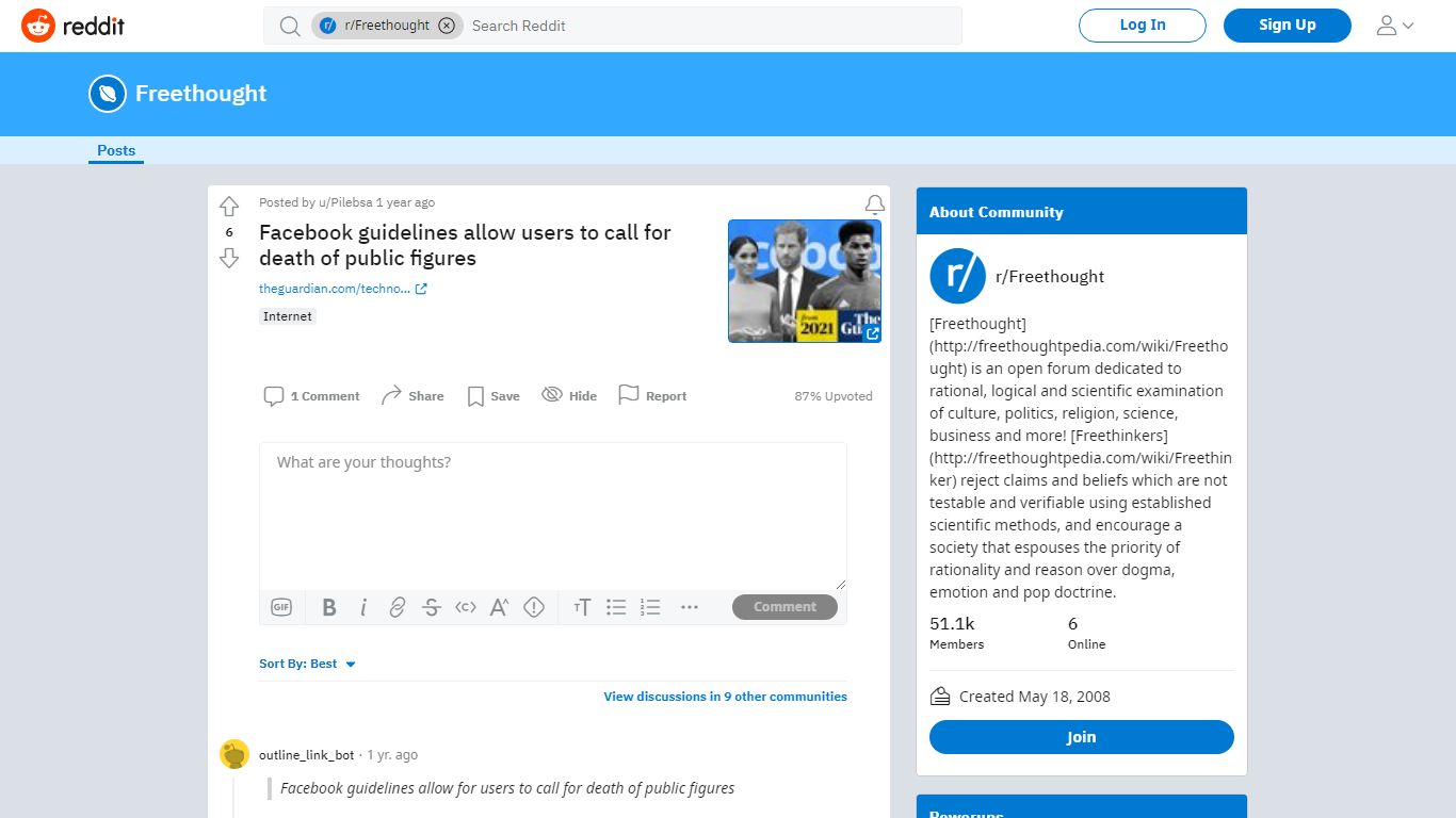 Facebook guidelines allow users to call for death of public figures ...